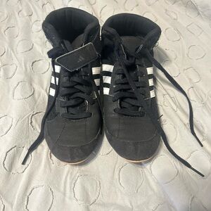 Adidas Black Sneakers with White Accents